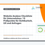 Website Analyse Checkliste für Unternehmen: 15 Prüfpunkte für Sichtbarkeit, UX und Anfragen