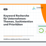 Keyword Recherche für Unternehmen: Themen, Suchintention und Prioritäten