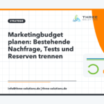 Marketingbudget planen: Bestehende Nachfrage, Tests und Reserven trennen
